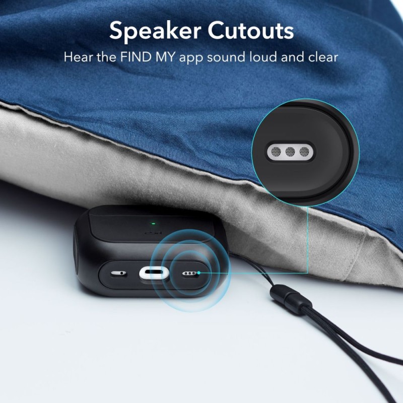 ESR ORBIT HALOLOCK MAGSAFE калъф за APPLE AIRPODS PRO 1/2 черен - 4894240171646