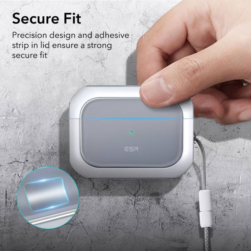 ESR ORBIT HALOLOCK Magsafe калъф за Apple AirPods Pro 1/2 (бял) - 4894240171653