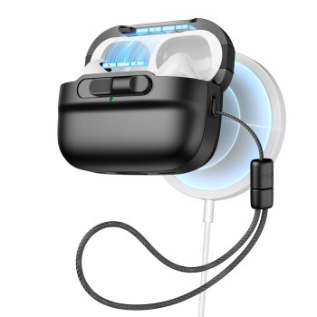 ESR PULSE HALOLOCK MagSafe калъф за Apple AirPods Pro 1/2 черен