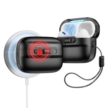 ESR PULSE HALOLOCK MagSafe калъф за Apple AirPods Pro 1/2 черен