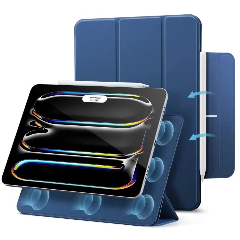 ESR REBOUND Magnetic калъф за iPad Pro 11 (5/6 2024–2025) Navy Blue - ESR REBOUND Magnetic калъф за iPad Pro 11 (5/6 2024–2025) Navy Blue - 4894240191040