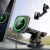 ESR HALOLOCK Магнитен MagSafe автомобилен държач за табло с безжично зарядно Qi2 15W (черен) - ESR HALOLOCK Магнитен MagSafe автомобилен държач за табло с безжично зарядно Qi2 15W (черен) - 4894240210963
