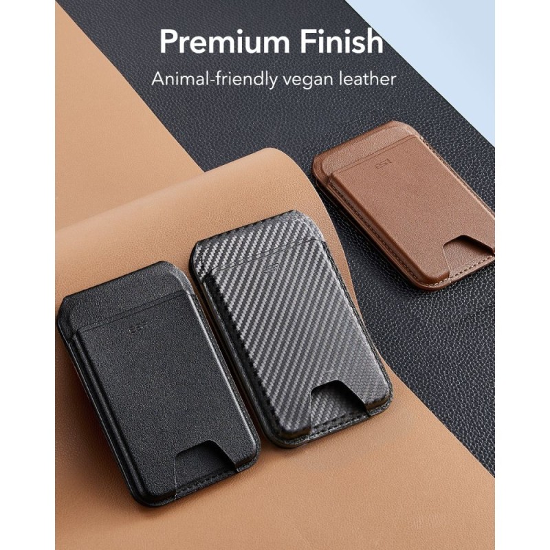 ESR CLASSIC RFID магнитен поставка за портфейл Magsafe Carbon Fiber Black ESR CLASSIC RFID магнитен поставка за портфейл Magsafe Carbon Fiber Black
