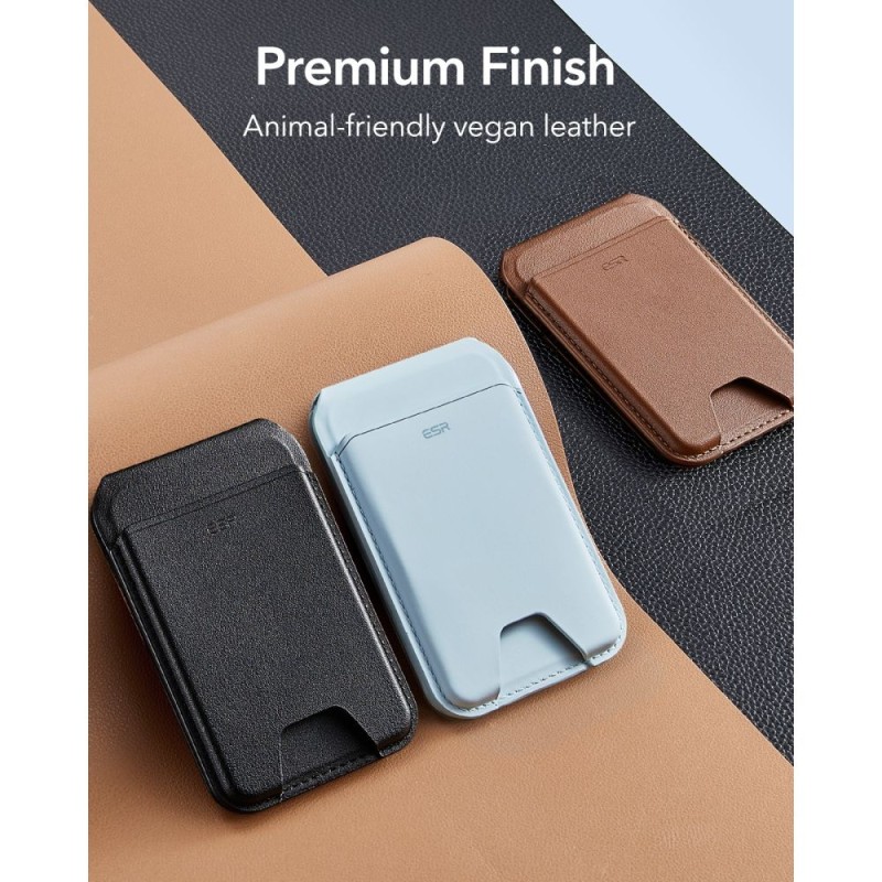 ESR Classic RFID Magnetic Wallet Stand с MagSafe – кафяв ESR Classic RFID Magnetic Wallet Stand с MagSafe – кафяв