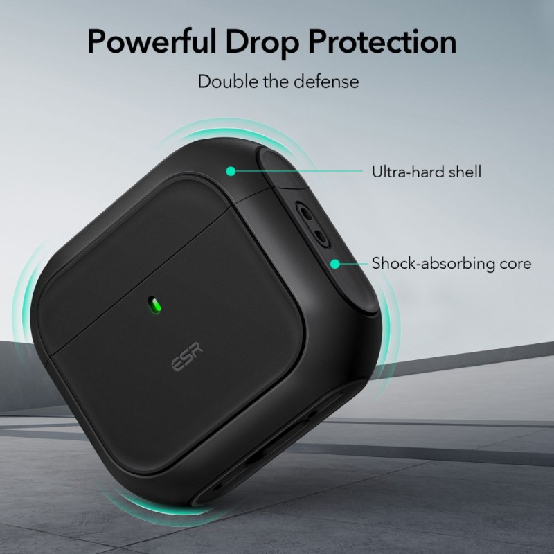 ESR ORBIT HALOLOCK Magsafe калъф за Apple AirPods 4 черен - ESR ORBIT HALOLOCK Magsafe калъф за Apple AirPods 4 черен - 4894240217580