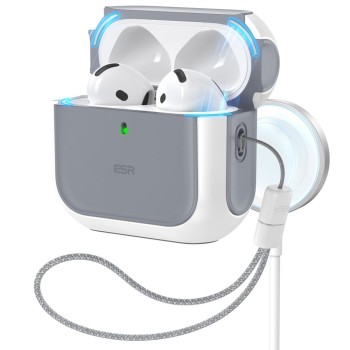 ESR ORBIT HALOLOCK MagSafe калъф за Apple AirPods 4/5 (White)