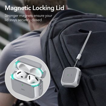 ESR ORBIT HALOLOCK MagSafe калъф за Apple AirPods 4/5 (White) ESR ORBIT HALOLOCK MagSafe калъф за Apple AirPods 4/5 (White)