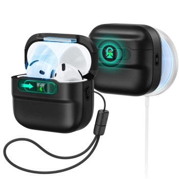 ESR PULSE HALOLOCK MagSafe кейс за Apple AirPods 4 / 5 Black