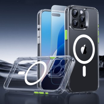 ESR Classic Pro Set HaloLock MagSafe за iPhone 16 Pro Max – Clear