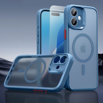ESR Classic Pro Set HaloLock MagSafe за iPhone 16 Frosted Blue