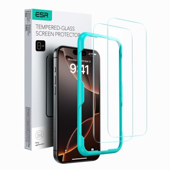 ESR закалено стъкло (TEMPERED GLASS) 2 бр. за iPhone 16 Pro Max – прозрачно