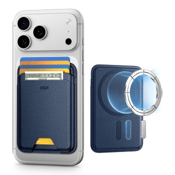 ESR Classic RFID магнитен портфейл MagSafe тъмносин