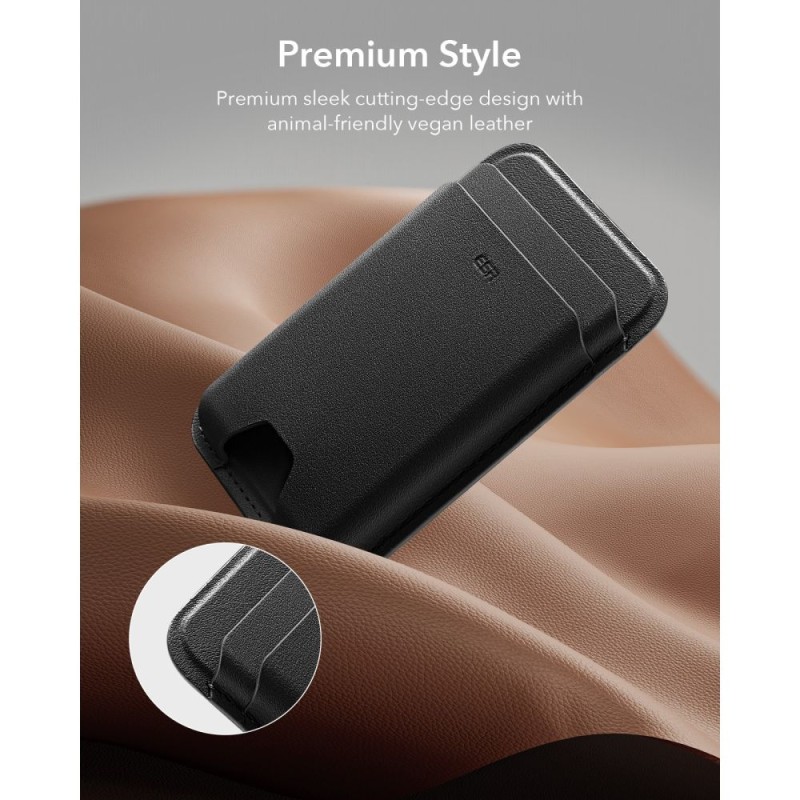 ESR CLASSIC RFID Magnetic Wallet MagSafe Midnight Black ESR CLASSIC RFID Magnetic Wallet MagSafe Midnight Black