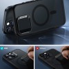 ESR Classic Hybrid HaloLock с MagSafe и закалено стъкло за iPhone 16 Pro Max (frosted black) - ESR Classic Hybrid HaloLock с MagSafe и закалено стъкло за iPhone 16 Pro Max (frosted black) - 4894240243565