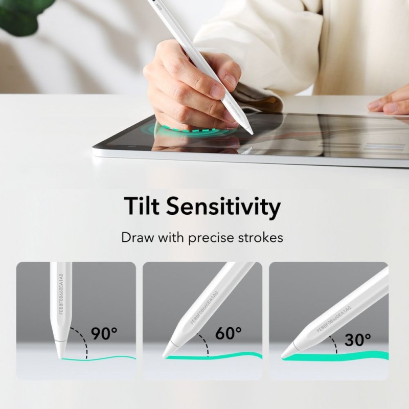 ESR GEO Digital Stylus Pen White (цифрово перо) – бял - ESR GEO Digital Stylus Pen White (цифрово перо) – бял - 4894240252215