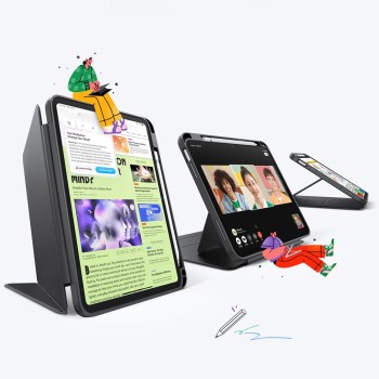 ESR Flip Hybrid Case за iPad 10.9” (10/2022) / iPad 11” (11/2025) – Черен