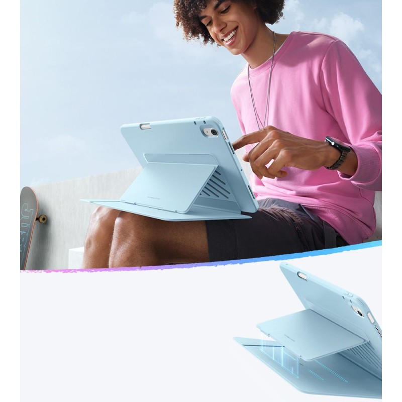 ESR Flip Hybrid Case за iPad Air 10.9 (4/5/2020-2022) и iPad Air 11 (6/7/8/2024-2026) Sky Blue - ESR Flip Hybrid Case за iPad Air 10.9 (4/5/2020-2022) и iPad Air 11 (6/7/8/2024-2026) Sky Blue - 4894240267097