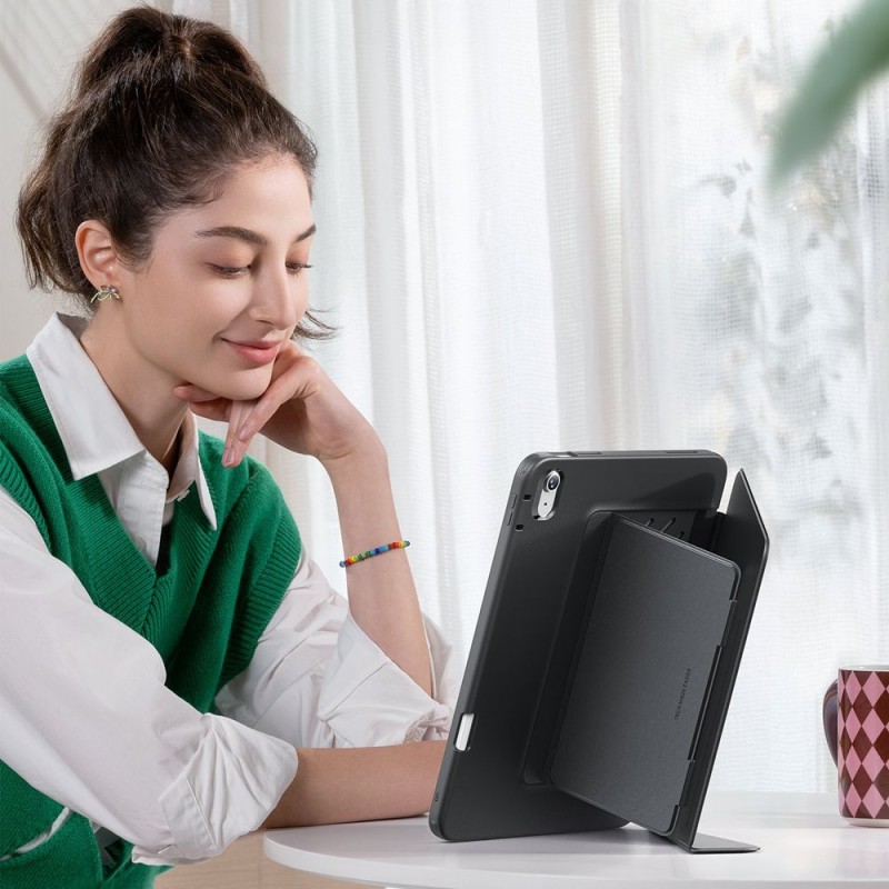 ESR Flip Hybrid калъф за iPad Air 13” (1/2/3), 2024-2026, Black - 4894240267219