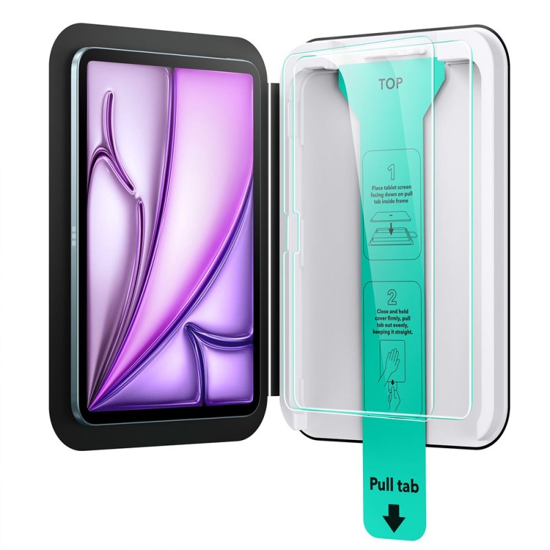 ESR UltraFit Tempered Glass 2-PACK – закалено стъкло за iPad Air 13” (1/2/2024–2025), прозрачно - 4894240267738