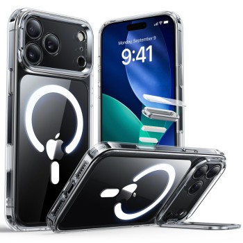 ESR Classic Hybrid Kickstand Magsafe за iPhone 17 Pro Max Clear