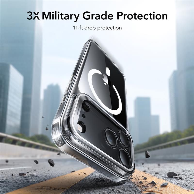 ESR CLASSIC HYBRID KICKSTAND MAGSAFE за iPhone 17 Pro CLEAR - ESR CLASSIC HYBRID KICKSTAND MAGSAFE за iPhone 17 Pro CLEAR - 4894240283325