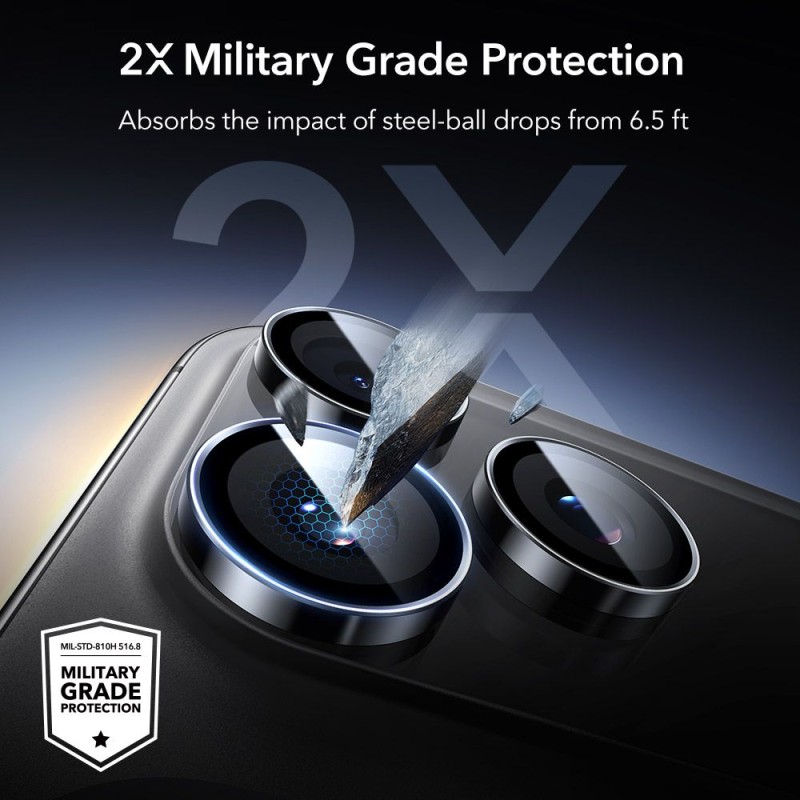 ESR Armorite защита за камера от закалено стъкло за iPhone 14 Pro / 14 Pro Max / 15 Pro / 15 Pro Max / 16 Pro / 16 Pro Max / 17 Pro / 17 Pro Max (черна) - ESR Armorite защита за камера от закалено стъкло за iPhone 14 Pro / 14 Pro Max / 15 Pro / 15 Pro Max / 16 Pro / 16 Pro Max / 17 Pro / 17 Pro Max (черна) - 4894240287583