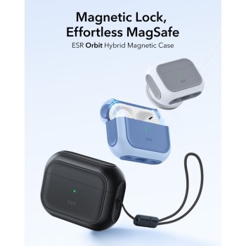 ESR ORBIT HALOLOCK Magsafe кейс за Apple AirPods Pro 3 Black