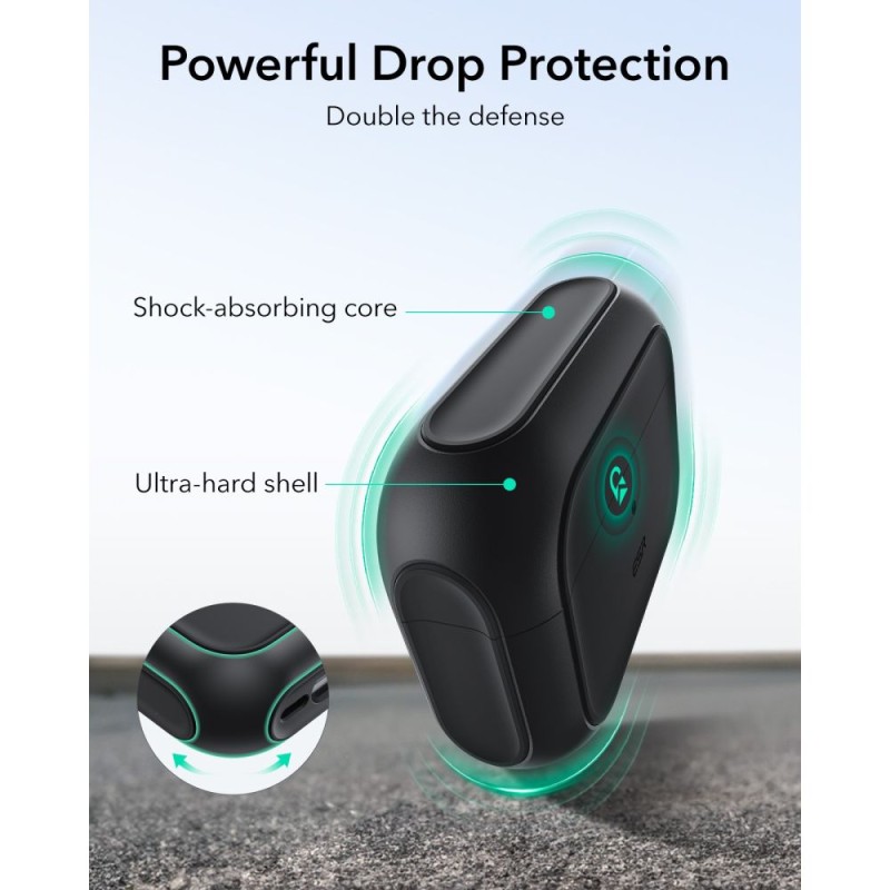 ESR ORBIT HALOLOCK Magsafe кейс за Apple AirPods Pro 3 Black - ESR ORBIT HALOLOCK Magsafe кейс за Apple AirPods Pro 3 Black - 4894240289105