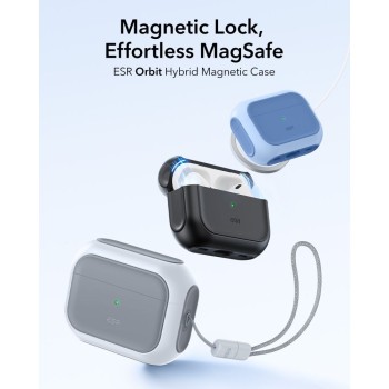 ESR ORBIT HALOLOCK Magsafe калъф за Apple AirPods Pro 3 бял