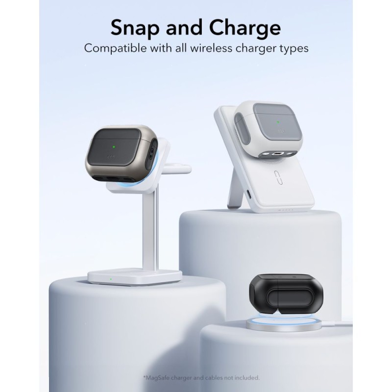 ESR ORBIT HALOLOCK Magsafe калъф за Apple AirPods Pro 3 бял - ESR ORBIT HALOLOCK Magsafe калъф за Apple AirPods Pro 3 бял - 4894240289143