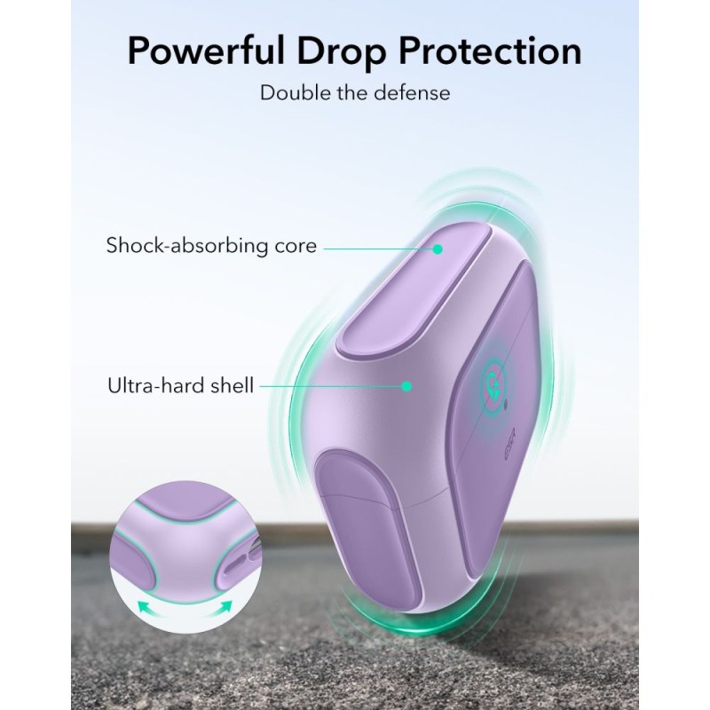 ESR ORBIT HALOLOCK Magsafe Калъф за Apple AirPods Pro 3 Лавандула - ESR ORBIT HALOLOCK Magsafe Калъф за Apple AirPods Pro 3 Лавандула - 4894240289167