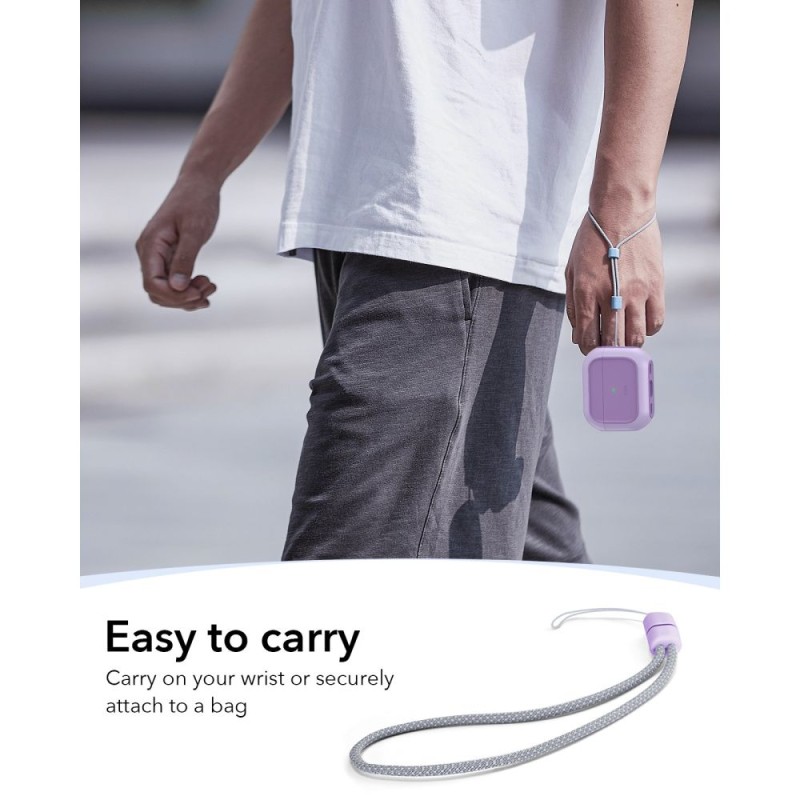 ESR ORBIT HALOLOCK Magsafe Калъф за Apple AirPods Pro 3 Лавандула - ESR ORBIT HALOLOCK Magsafe Калъф за Apple AirPods Pro 3 Лавандула - 4894240289167