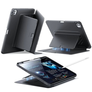 ESR Flip Hybrid Case за iPad Pro 11” (5/6/2024–2025) – Черен