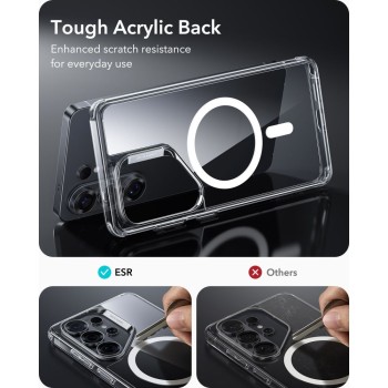 ESR Classic Hybrid MagSafe за Samsung Galaxy S26 Ultra – прозрачно