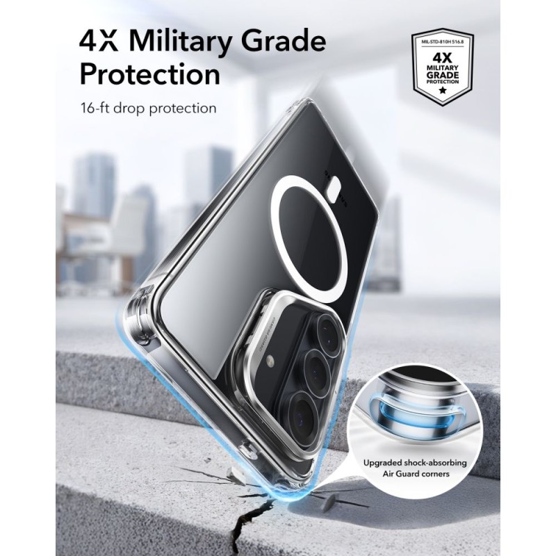 ESR Classic Hybrid Kickstand MagSafe за Samsung Galaxy S26 (Clear) - ESR Classic Hybrid Kickstand MagSafe за Samsung Galaxy S26 (Clear) - 4894240295977