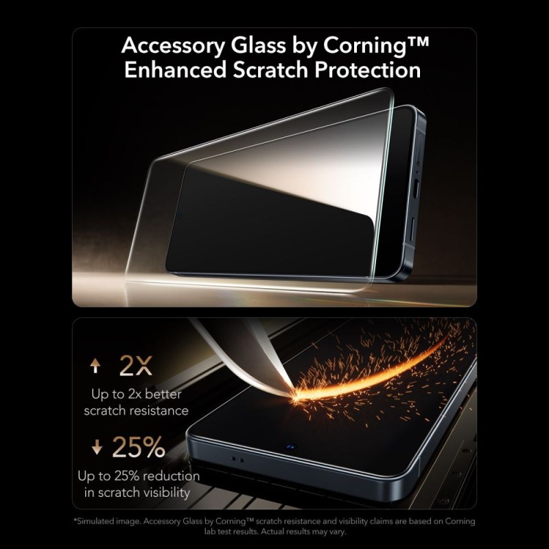 ESR UltraFit Armorite Pro – закалено стъкло за Samsung Galaxy S26 Ultra (Ultra Clear) - 4894240297667