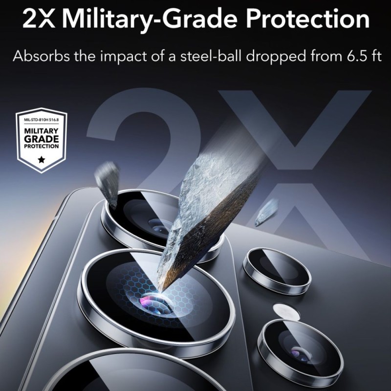 ESR Armorite Protector за камера за Samsung Galaxy S26 Ultra (прозрачен) - ESR Armorite Protector за камера за Samsung Galaxy S26 Ultra (прозрачен) - 4894240297704