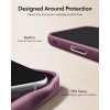 ESR Atelier Kickstand MagSafe кейс от веганска кожа за iPhone 17 Pro / 18 Pro Deep Burgundy ESR Atelier Kickstand MagSafe кейс от веганска кожа за iPhone 17 Pro / 18 Pro Deep Burgundy