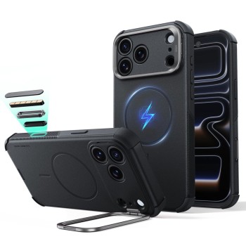 ESR CYBER TOUGH Kickstand MagSafe за iPhone 17 Pro Max / 18 Pro Max (Black)