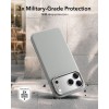 ESR Leather Kickstand MagSafe кожен калъф с поставка за iPhone 17 Pro Max / 18 Pro Max (сив) ESR Leather Kickstand MagSafe кожен калъф с поставка за iPhone 17 Pro Max / 18 Pro Max (сив)