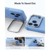 ESR Cyber Tough Kickstand MagSafe за iPhone 17 Pro Max / 18 Pro Max – Light Blue (с подставка) ESR Cyber Tough Kickstand MagSafe за iPhone 17 Pro Max / 18 Pro Max – Light Blue (с подставка)