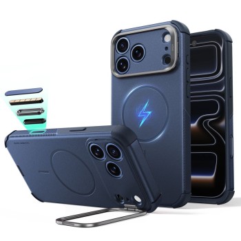ESR CYBER TOUGH KICKSTAND MAGSAFE за iPhone 17 Pro Max / 18 Pro Max (BLUE)