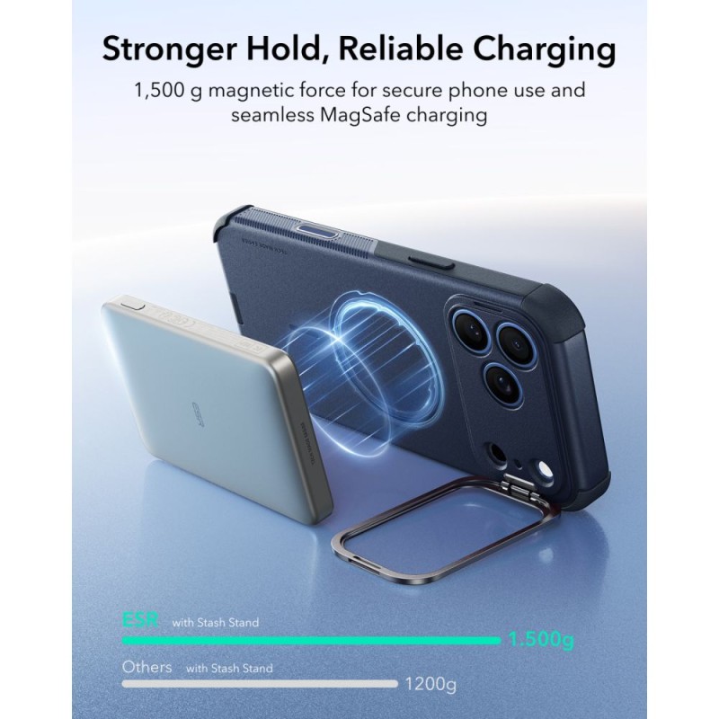 ESR CYBER TOUGH KICKSTAND MAGSAFE за iPhone 17 Pro Max / 18 Pro Max (BLUE) ESR CYBER TOUGH KICKSTAND MAGSAFE за iPhone 17 Pro Max / 18 Pro Max (BLUE)
