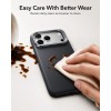 ESR Leather Kickstand MagSafe кейс за iPhone 17 Pro / 18 Pro Black ESR Leather Kickstand MagSafe кейс за iPhone 17 Pro / 18 Pro Black