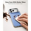 ESR LEATHER KICKSTAND MagSafe калъф за iPhone 17 Pro / 18 Pro Light Blue