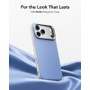 ESR LEATHER KICKSTAND MagSafe кейс за iPhone 17 Pro Max / 18 Pro Max (Light Blue)