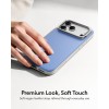 ESR LEATHER KICKSTAND MagSafe кейс за iPhone 17 Pro Max / 18 Pro Max (Light Blue)