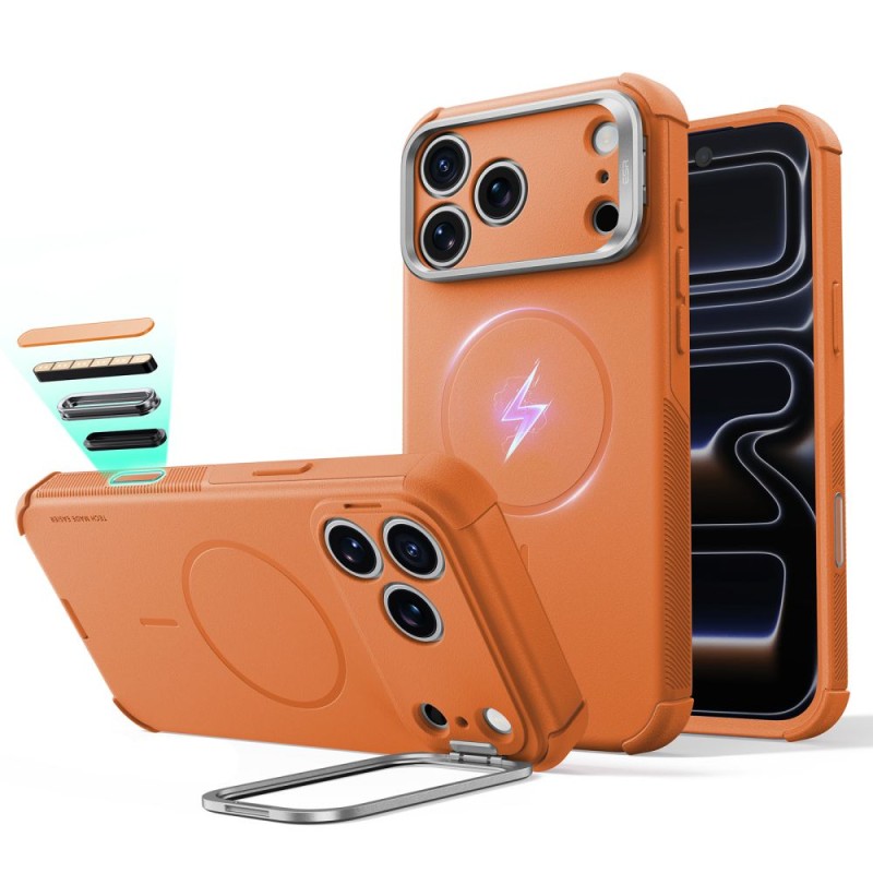 ESR CYBER TOUGH Kickstand MagSafe кейс за iPhone 17 Pro / 18 Pro (оранжев) ESR CYBER TOUGH Kickstand MagSafe кейс за iPhone 17 Pro / 18 Pro (оранжев)