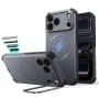 ESR CYBER TOUGH Kickstand MagSafe за iPhone 17 Pro Max / 18 Pro Max (сиво)