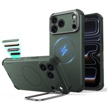 ESR Cyber Tough Kickstand MagSafe за iPhone 17 Pro Max / 18 Pro Max (Зелено)